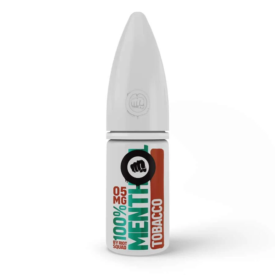 100% Menthol Tobacco By Riot Squad