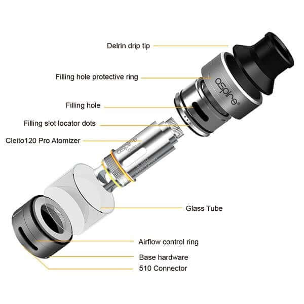 Aspire Cleito Pro 120 Tank (DTL) - Image 6