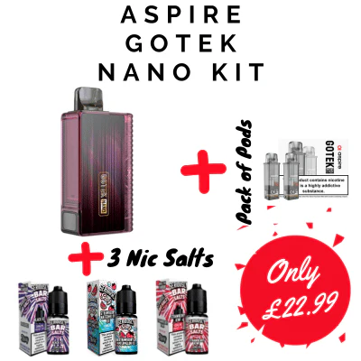 Aspire Gotek Nano Pod Kit Bundle Deal