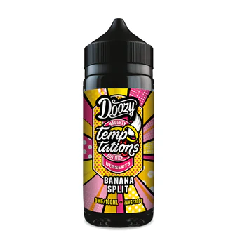 Banana Split Temptations 100ml by Doozy Vape