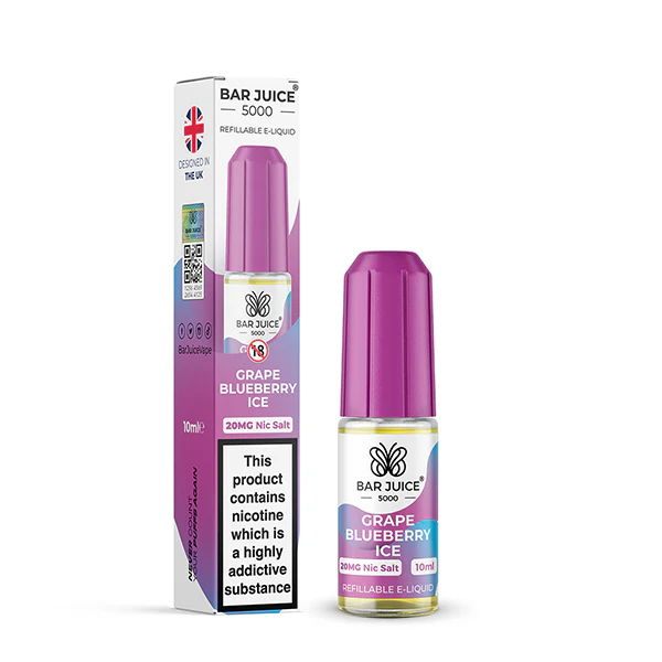 Bar Juice 5000 - Grape Blueberry Ice Nic Salt