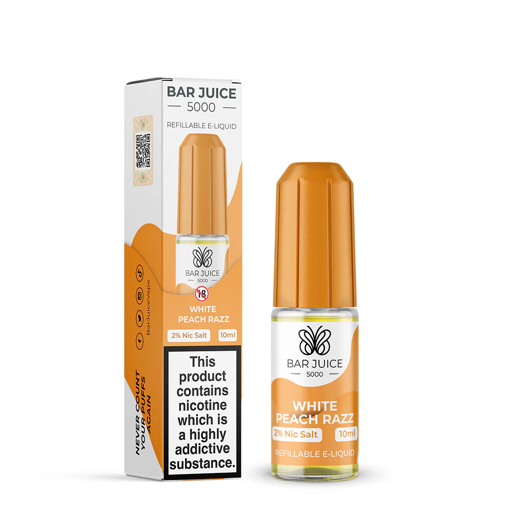 Bar Juice 5000 - White Peach Razz Nic Salt
