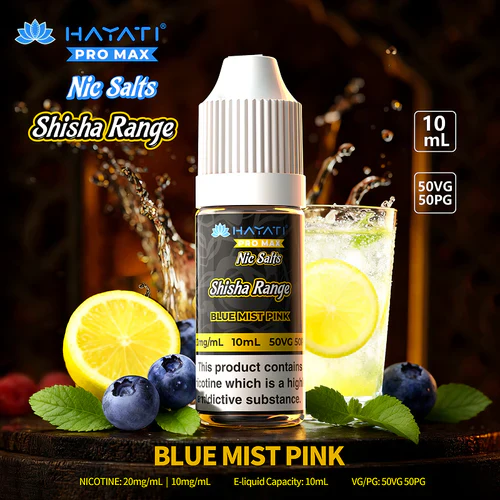 Blue Mist Pink - Hayati Pro Max Shisha Nic Salt E-Liquid