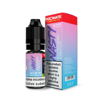 Blue Raspberry Bubblegum Podmate Nic Salt by Nasty Juice