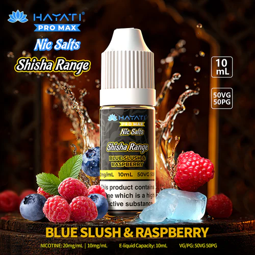 Blue Slush & Raspberry - Hayati Pro Max Shisha Nic Salt E-Liquid