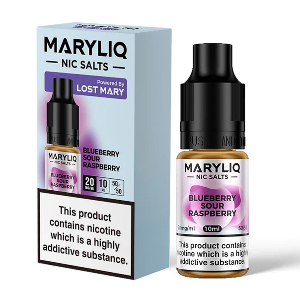 Blueberry Sour Raspberry Maryliq Nic Salt E-liquid by Lost Mary