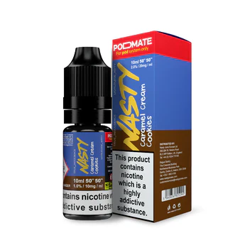 Caramel Cream Cookies Podmate Nic Salt by Nasty Juice