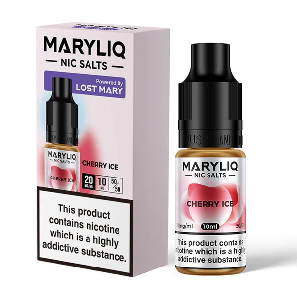 Cherry Ice Maryliq Nic Salt E-liquid by Lost Mary
