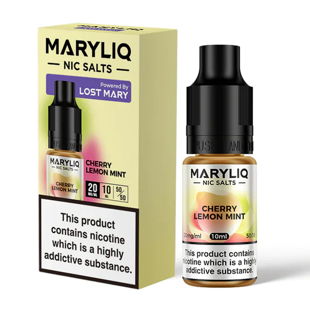Cherry Lemon Mint Maryliq Nic Salt E-liquid by Lost Mary
