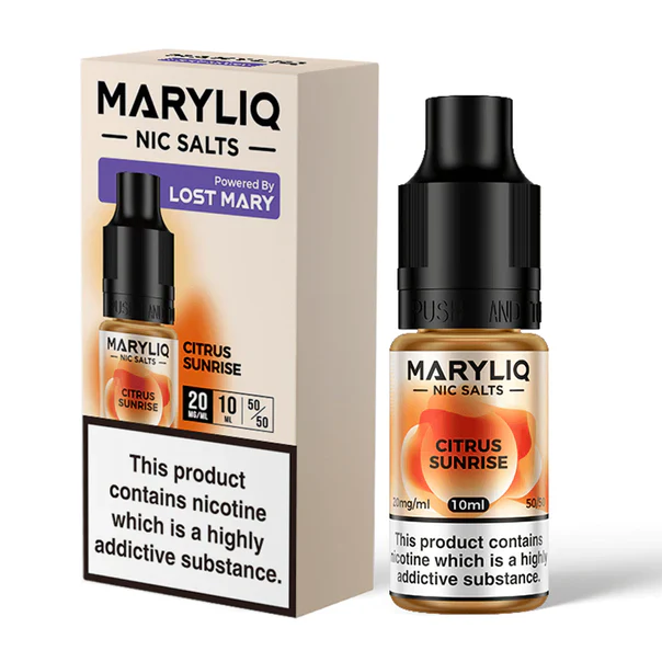 Citrus Sunrise Maryliq Nic Salt E-liquid by Lost Mary