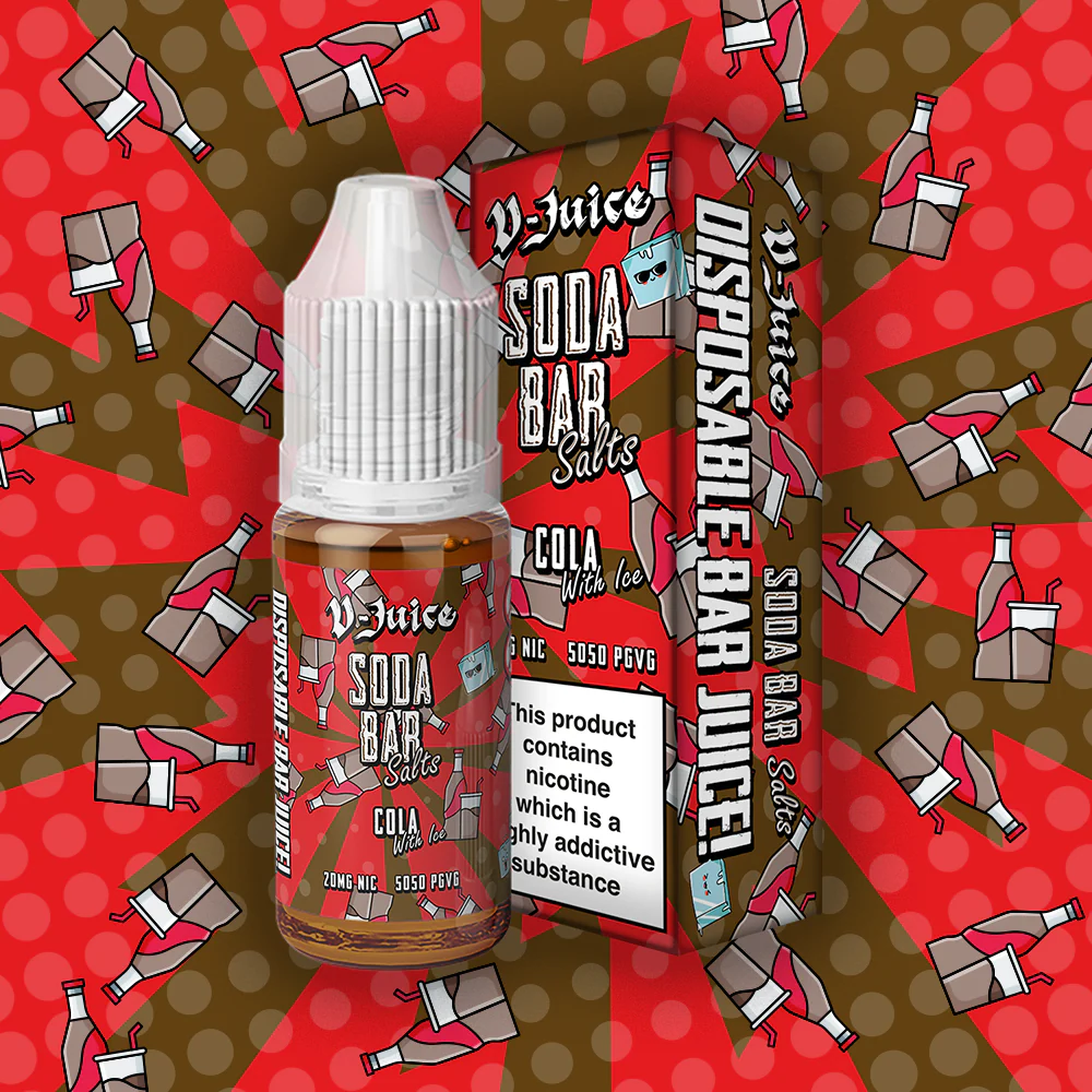 Cola with Ice Nic Salt - VJuice Soda Bar