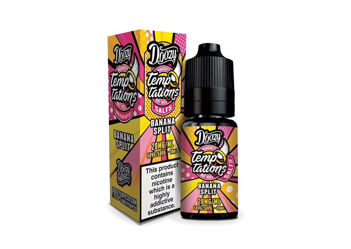 Doozy Temptations - Banana Split (Nic Salt) 10ml