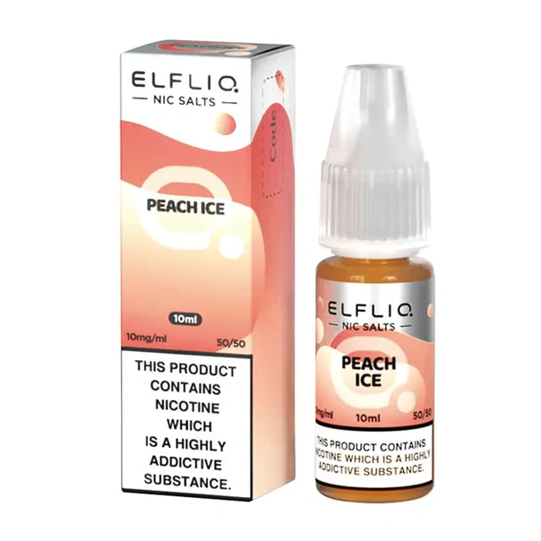 Elf Bar ElfLiq - Peach Ice Nic Salt 10ml - Image 2
