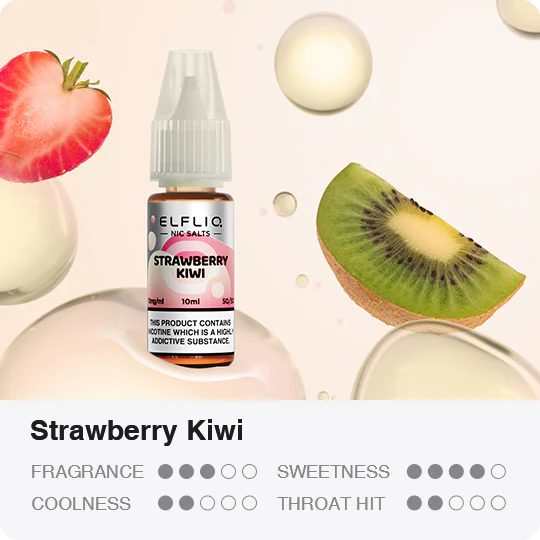 Elf Bar ElfLiq - Strawberry Kiwi Nic Salt 10ml