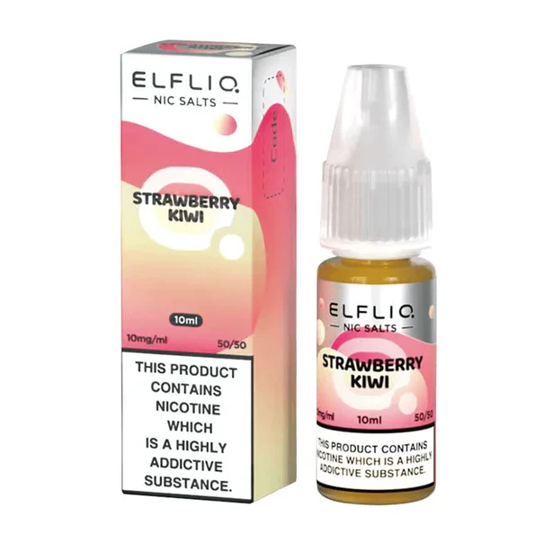 Elf Bar ElfLiq - Strawberry Kiwi Nic Salt 10ml - Image 2