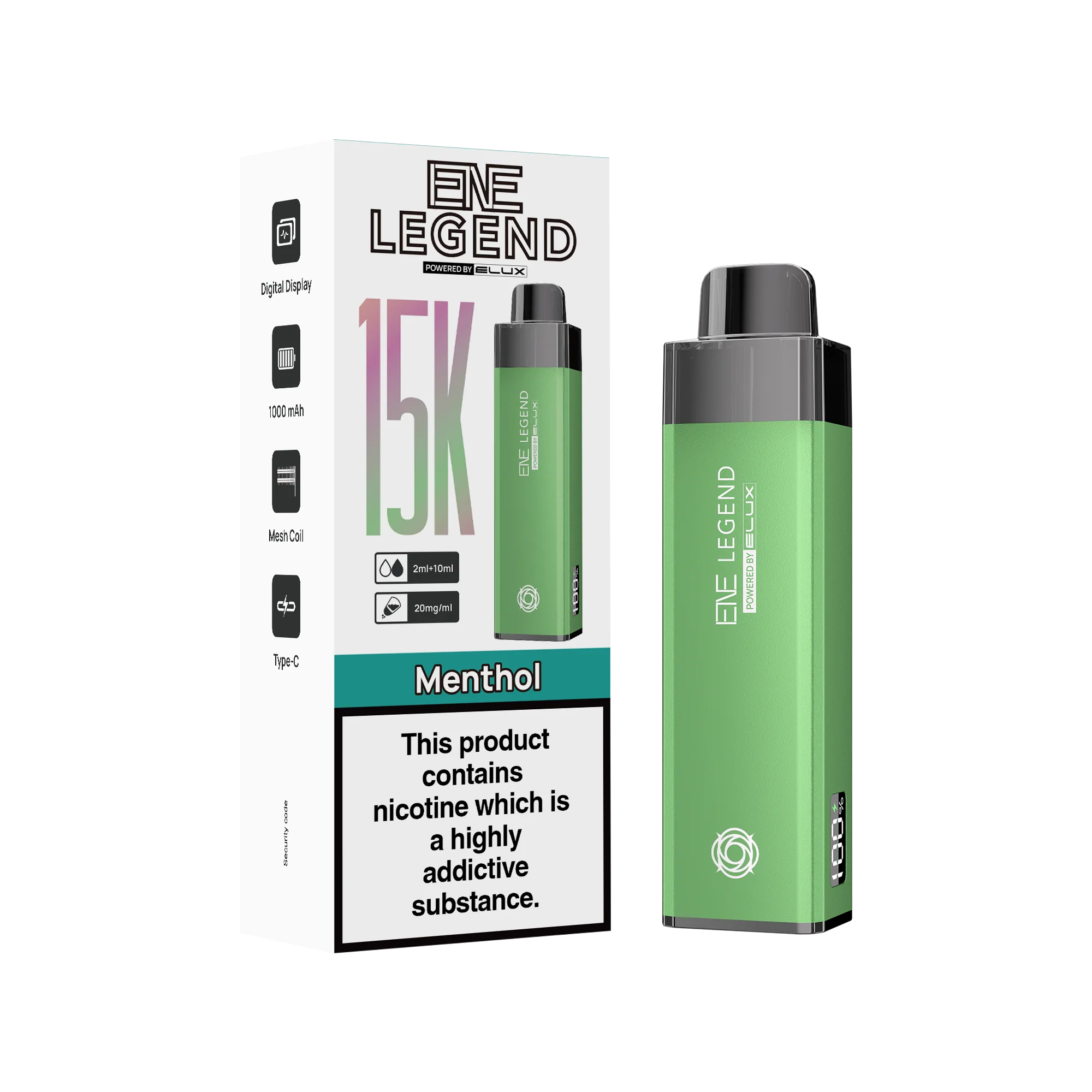 Elux ENE Legend 15k Prefilled Pod Kit - Image 11