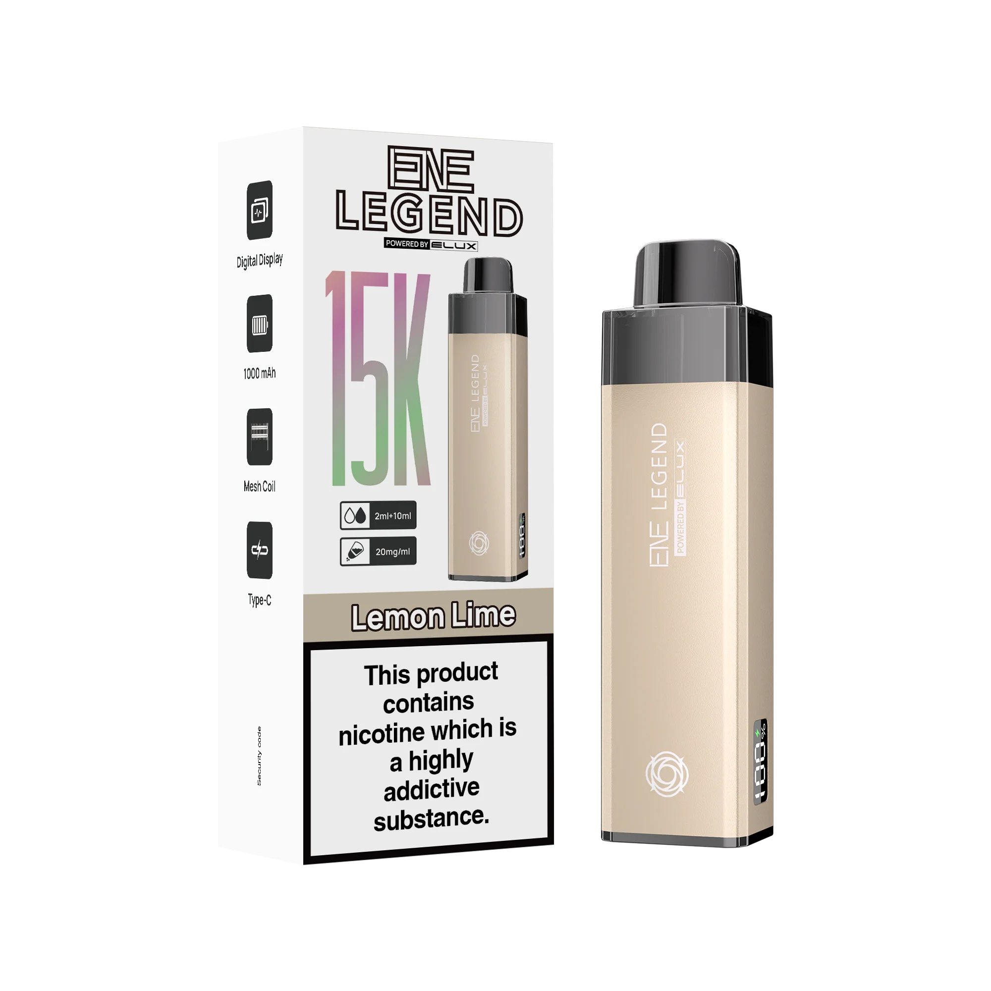 Elux ENE Legend 15k Prefilled Pod Kit - Image 19