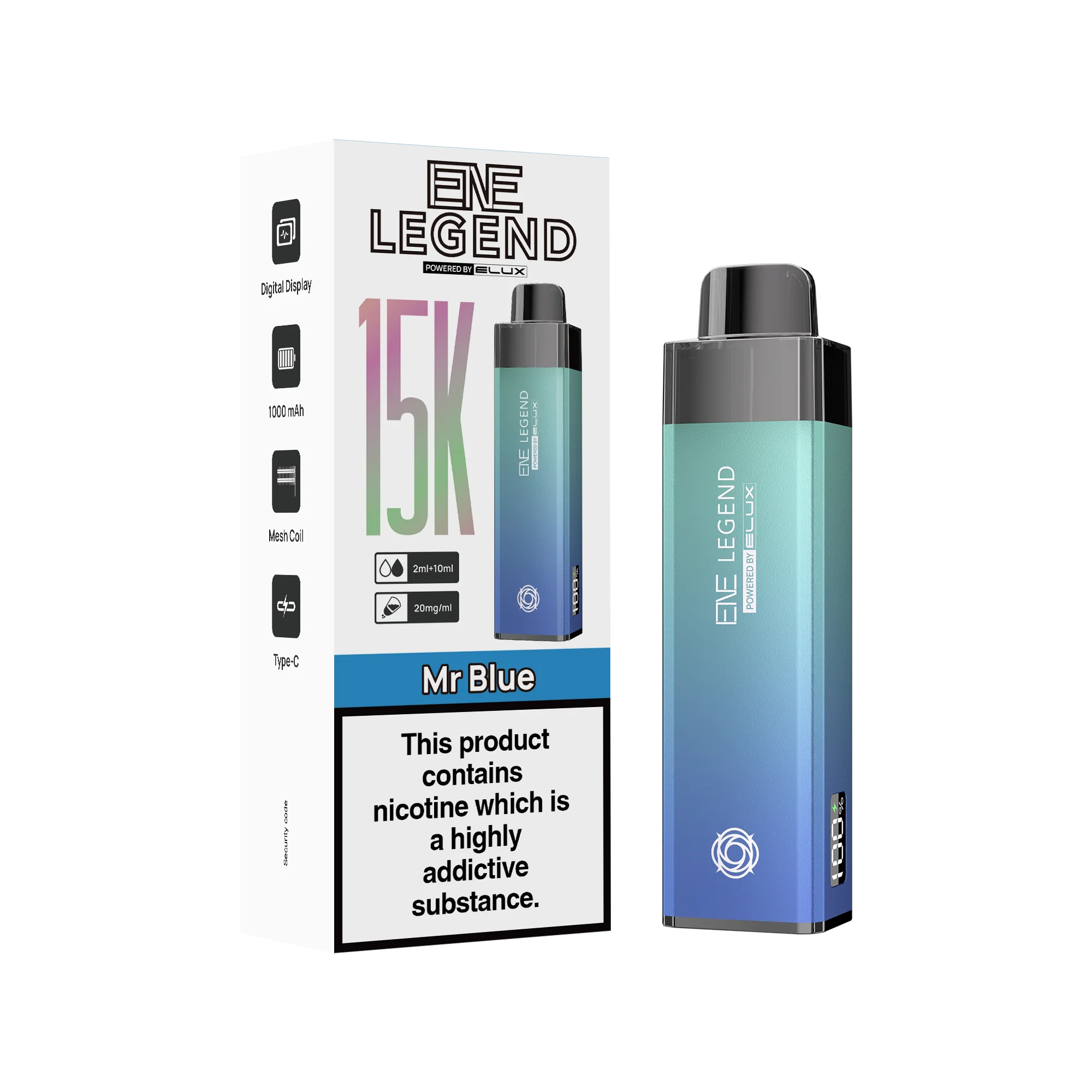 Elux ENE Legend 15k Prefilled Pod Kit - Image 20