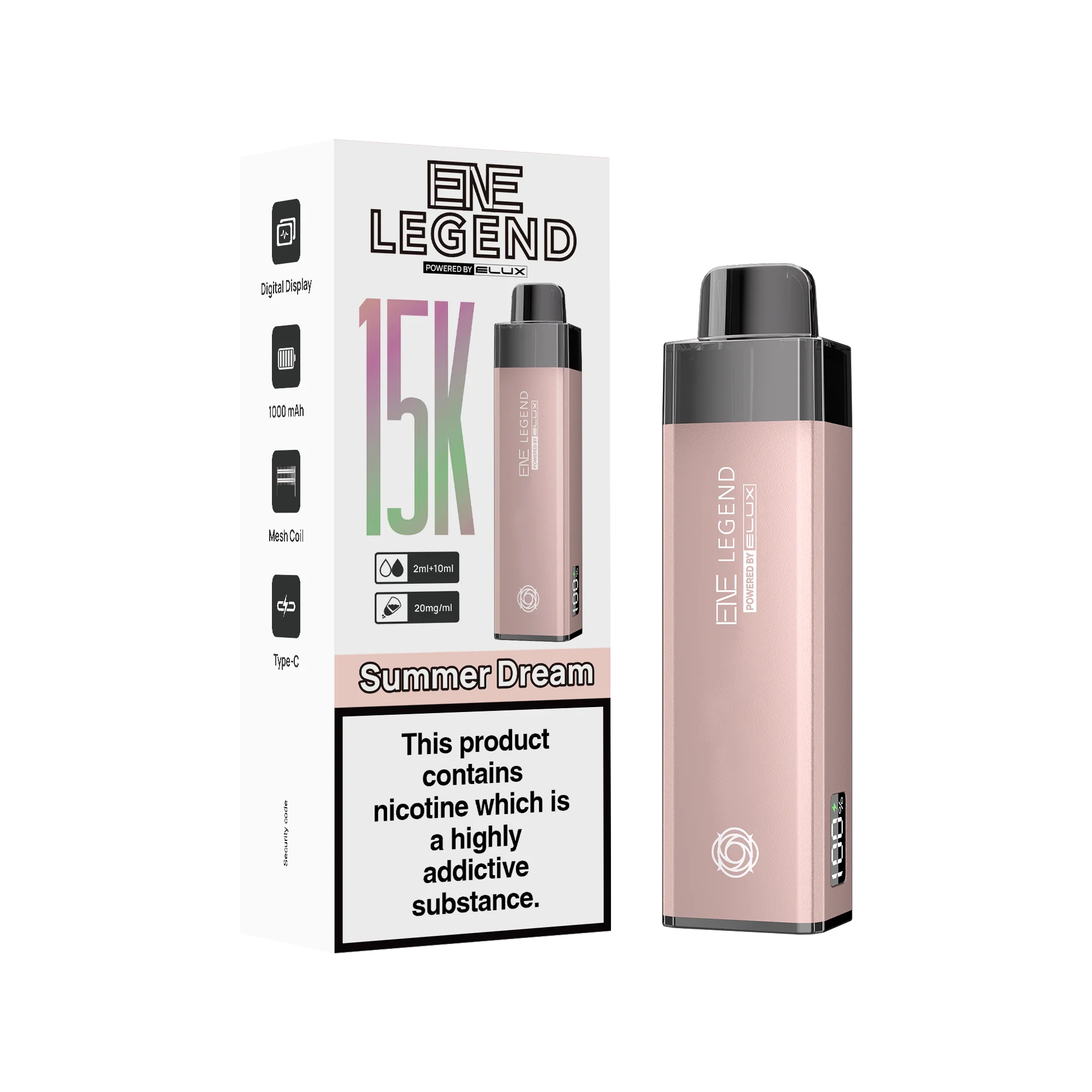 Elux ENE Legend 15k Prefilled Pod Kit - Image 8
