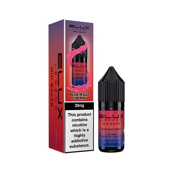 Elux Legend Blue Razz Cherry Nic Salt Vape Juice