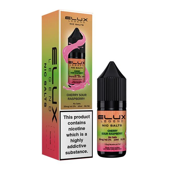 Elux Legend Cherry Sour Raspberry Nic Salt Vape Juice