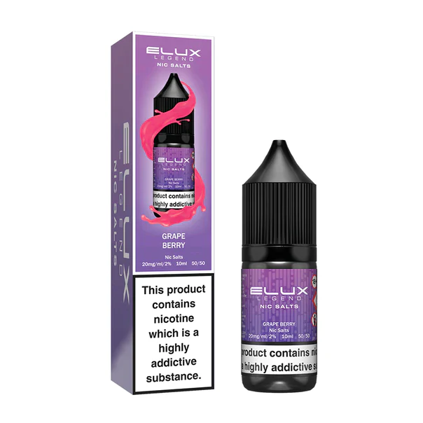 Elux Legend Grape Berry Nic Salt Vape Juice