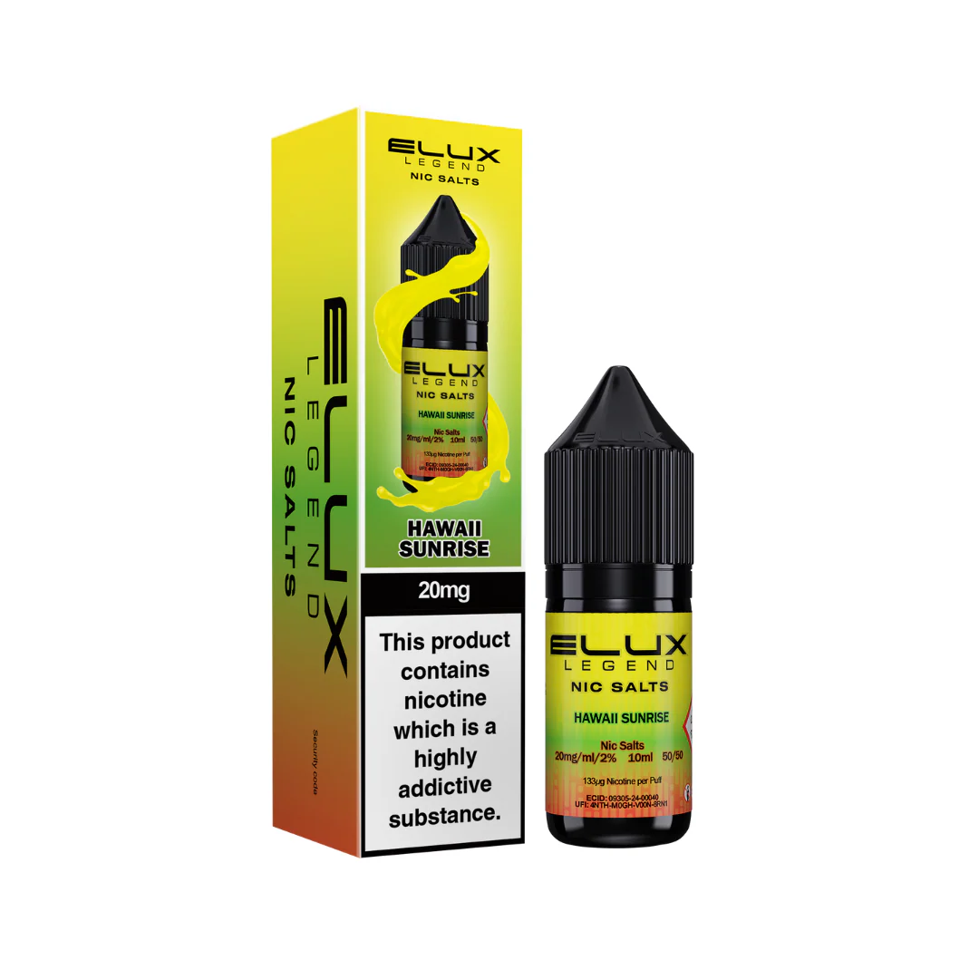 Elux Legend Hawaii Sunrise Nic Salt Vape Juice