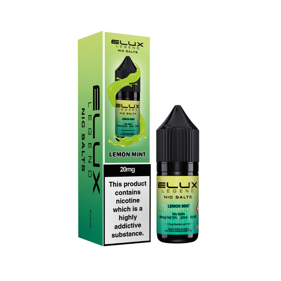Elux Legend Lemon Mint Nic Salt Vape Juice