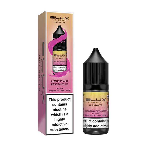 Elux Legend Lemon Peach Passionfruit Nic Salt Vape Juice
