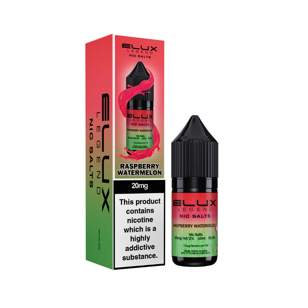Elux Legend Raspberry Watermelon Nic Salt Vape Juice