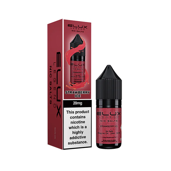 Elux Legend Strawberry Ice Nic Salt Vape Juice