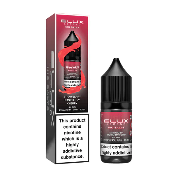 Elux Legend Strawberry Raspberry Cherry Nic Salt Vape Juice