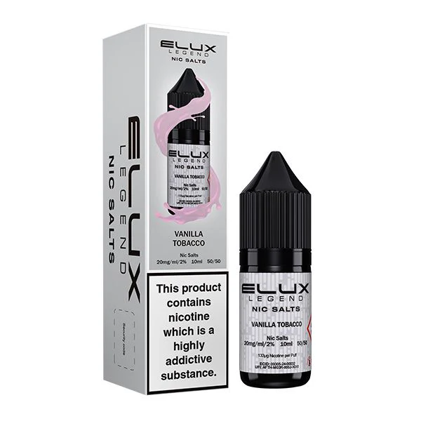 Elux Legend Vanilla Tobacco Nic Salt Vape Juice