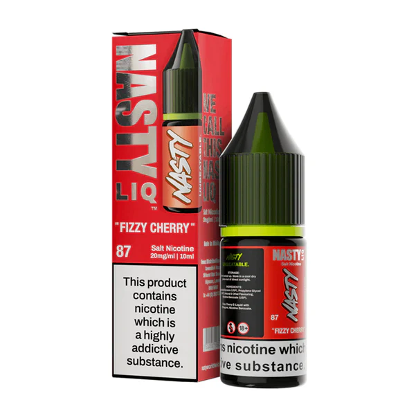 Fizzy Cherry Nic Salt E-Liquid by Nastyliq