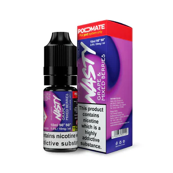 Grape & Mixed Berries Podmate Nic Salt by Nasty Juice