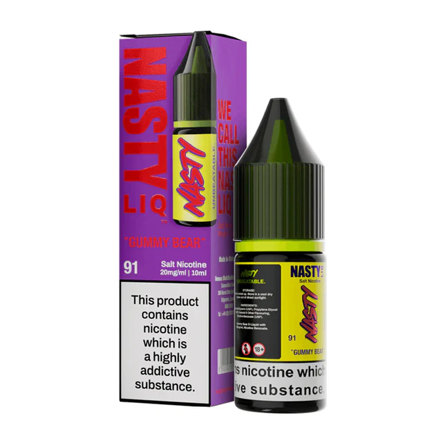 Gummy Bear Nic Salt E-Liquid by Nastyliq