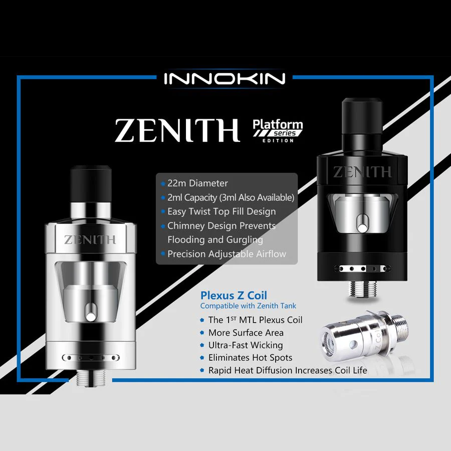 Innokin Zenith D22 Tank (MTL & DTL) - Image 2