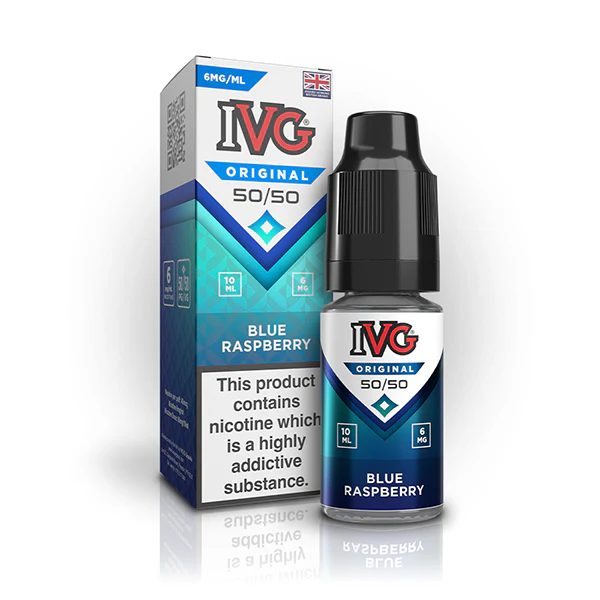 IVG 50/50 10ml - Blue Raspberry - Image 3