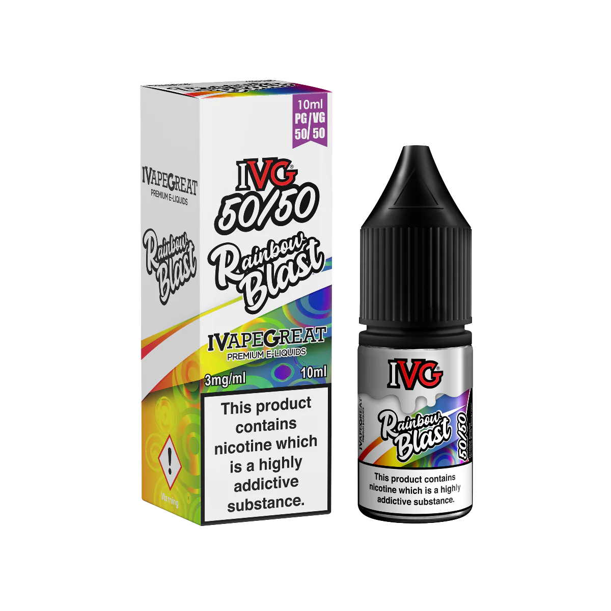 IVG 50/50 10ml - Rainbow Blast
