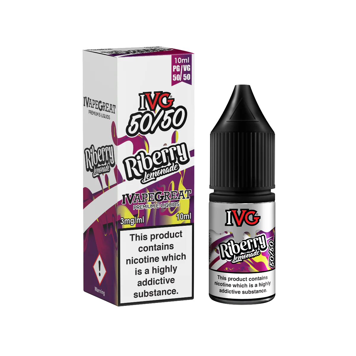 IVG 50/50 10ml - Riberry Lemonade