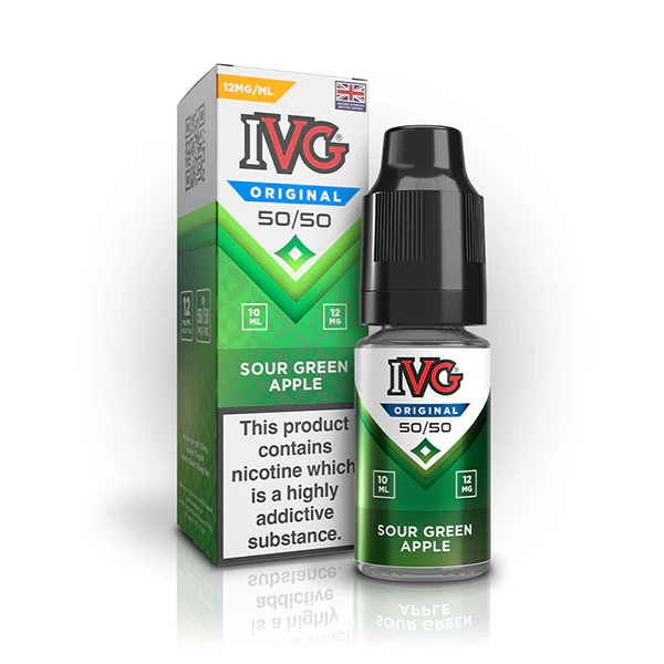 IVG 50/50 10ml - Sour Green Apple
