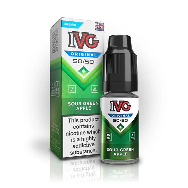 IVG 50/50 10ml - Sour Green Apple - Image 3