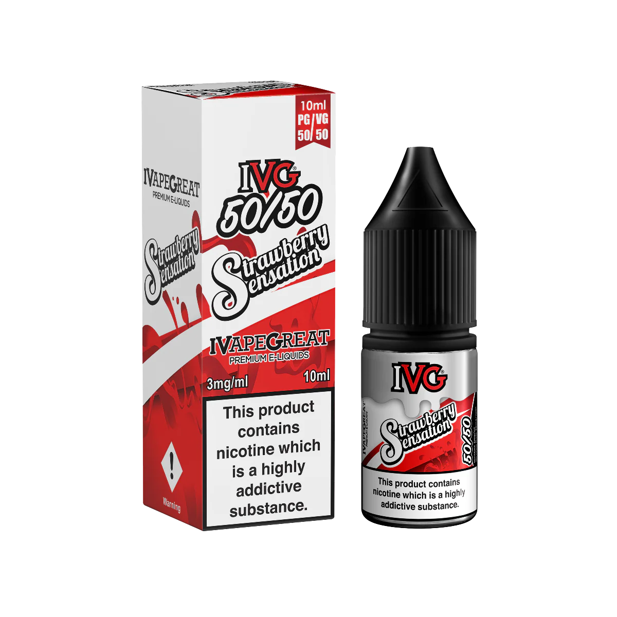 IVG 50/50 10ml - Strawberry Sensation