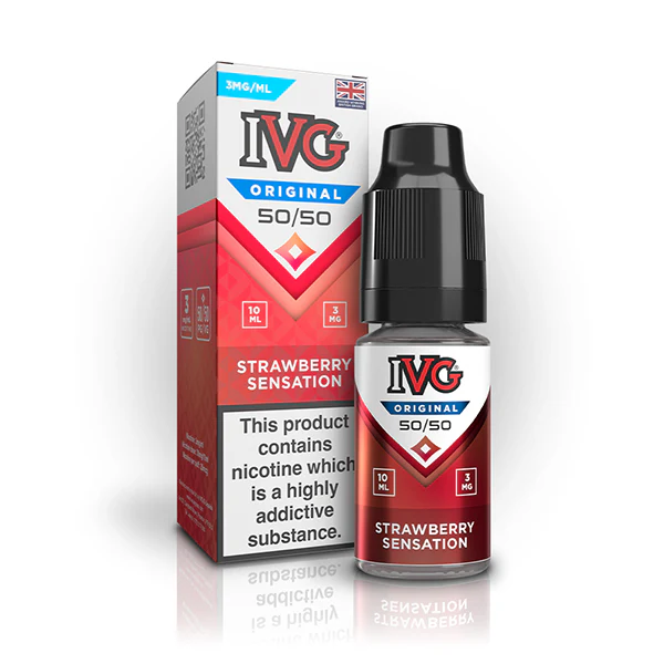 IVG 50/50 10ml - Strawberry Sensation - Image 2