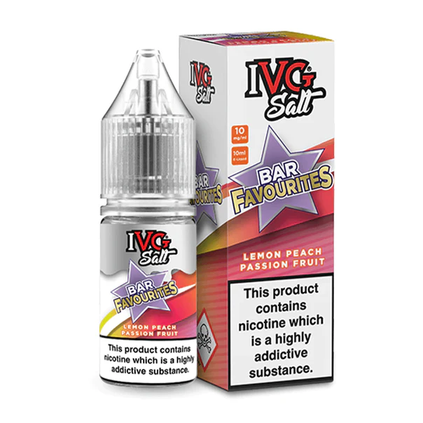IVG Bar Favourites - Lemon Peach Passion Fruit Nic Salt
