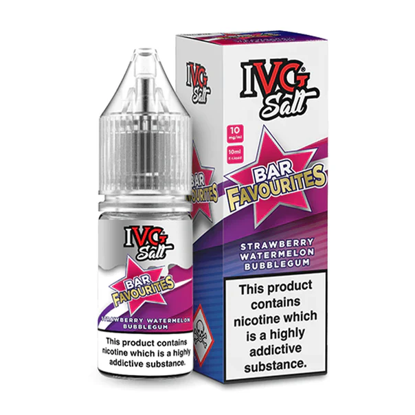 IVG Bar Favourites - Strawberry Watermelon Bubblegum Nic Salt
