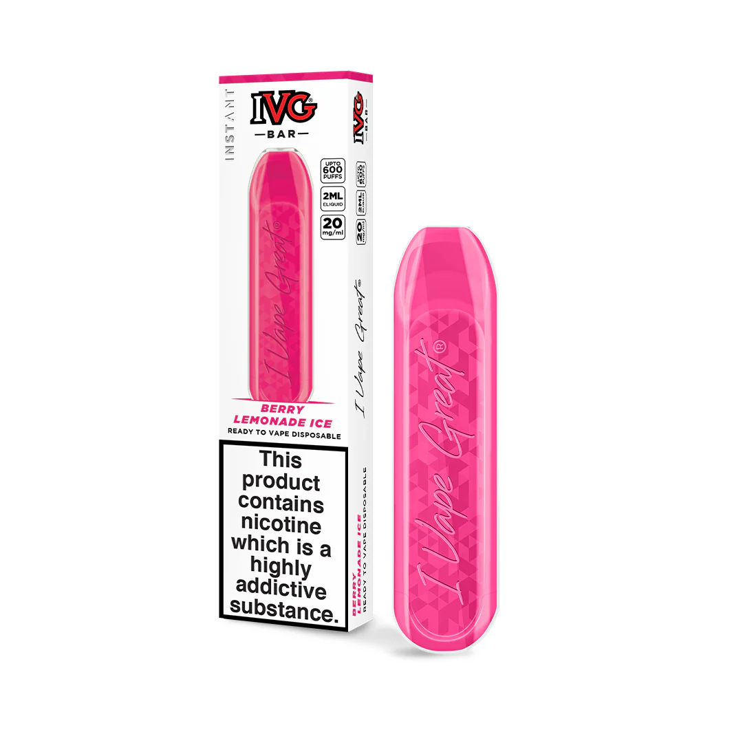 IVG Disposable Bars 5 for £20! (20mg - Up to 600 Puffs) - Image 3
