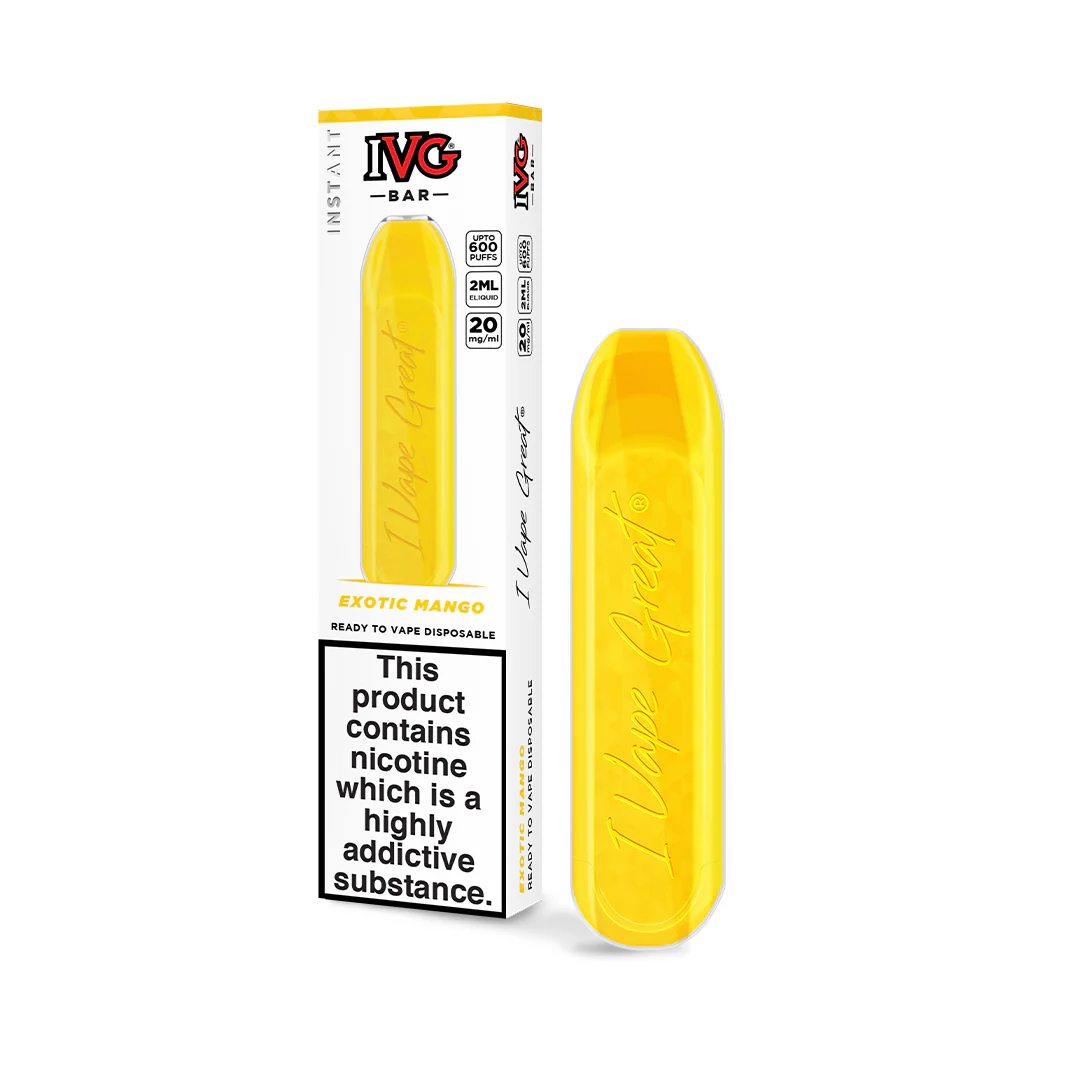 IVG Disposable Bars 5 for £20! (20mg - Up to 600 Puffs) - Image 8