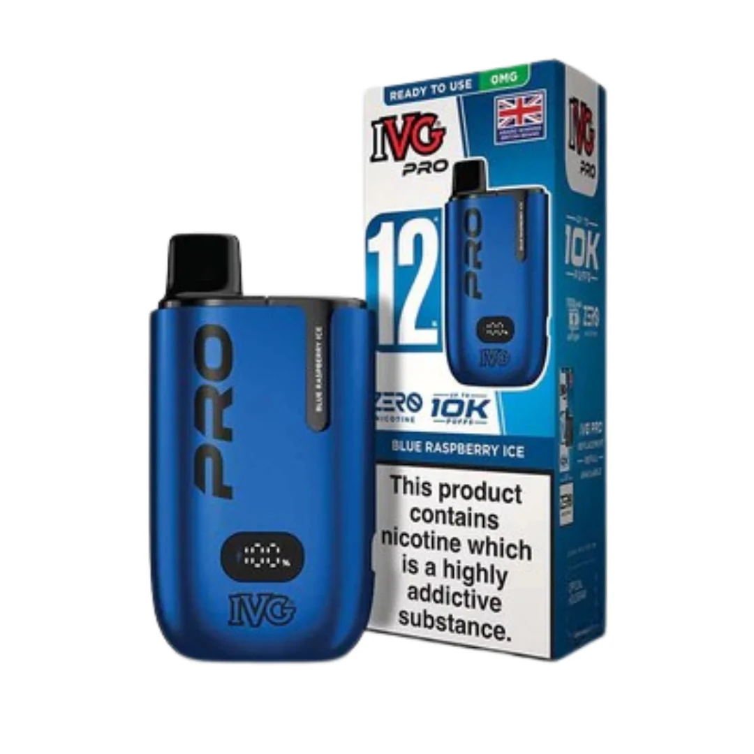 IVG Pro 12 Prefilled 0mg Vape Pod Kit - Nicotine Free - Image 3