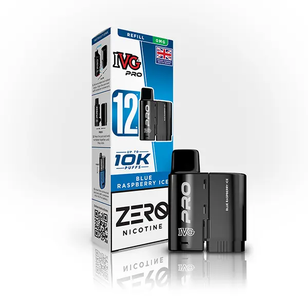 IVG Pro 12 Prefilled Vape Replacement Pods 0mg - Image 10